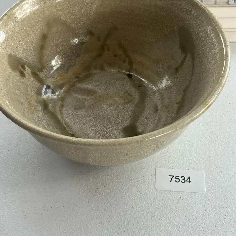 Wingfoot Signed Studio Art Pottery Bowl Glazed 9x4